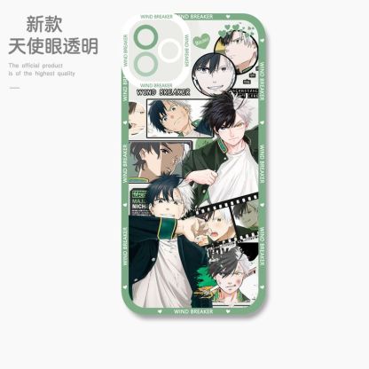 蘋果 系列防風少年天使眼透明防摔軟殼