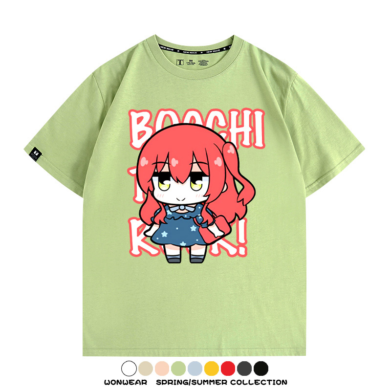 Q版孤獨搖滾 親子情侶裝寬鬆短袖T