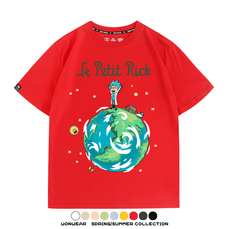 瑞克和莫蒂聯名 親子情侶裝寬鬆短袖T