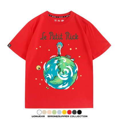 瑞克和莫蒂聯名 親子情侶裝寬鬆短袖T