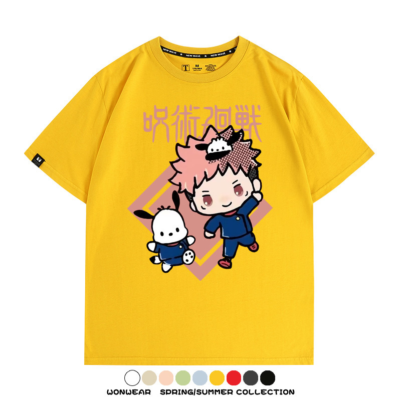 咒術迴戰聯名三麗鷗 親子情侶裝寬鬆短袖T
