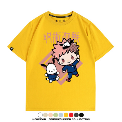 咒術迴戰聯名三麗鷗 親子情侶裝寬鬆短袖T