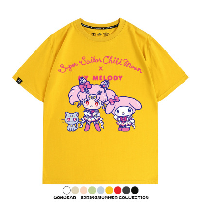 美少女戰士聯名三麗鷗周邊短袖T恤