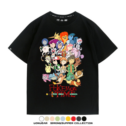 精靈寶可夢神奇寶貝動漫周邊短袖T恤