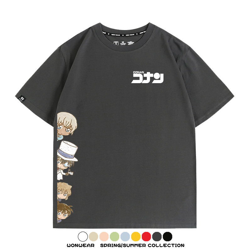 名偵探柯南聯名 親子情侶寬鬆短袖T