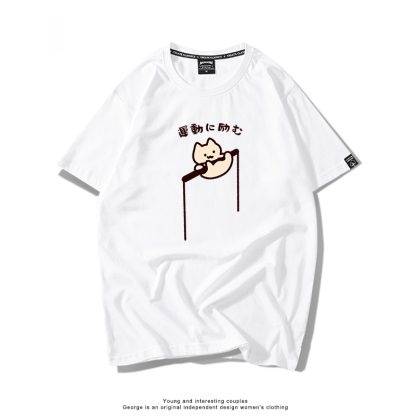 每日一貓 2024親子情侶男女同款 T恤