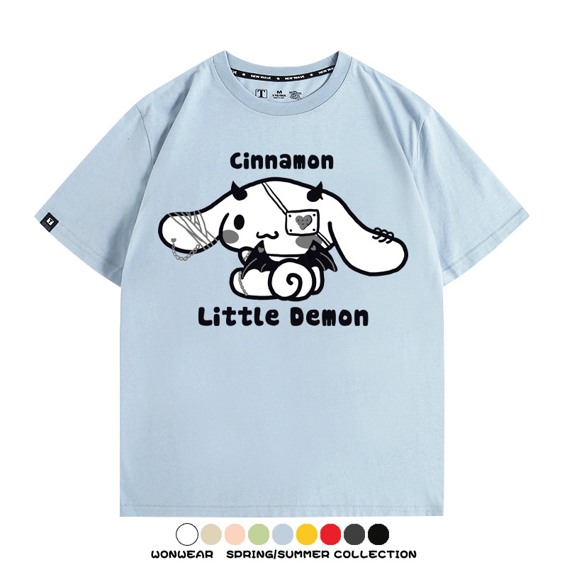 三麗鷗玉桂狗潮牌周邊短袖T恤