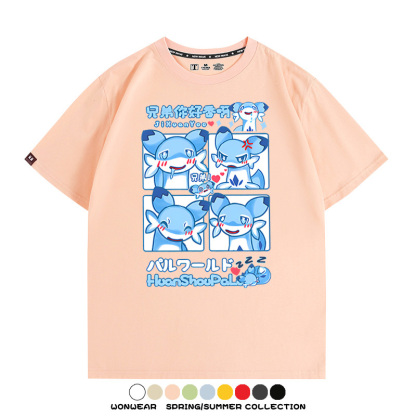幻獸帕魯 旋疾鼬卡通Q版可愛周邊寬鬆短袖T-shirt