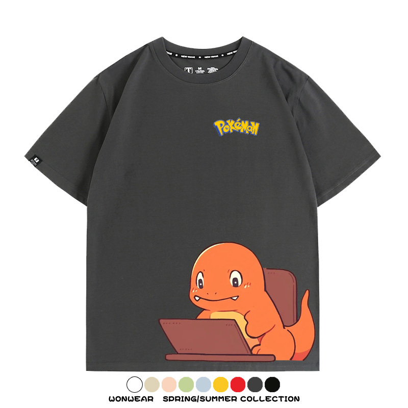 精靈寶可夢上班族 親子情侶裝寬鬆短袖T