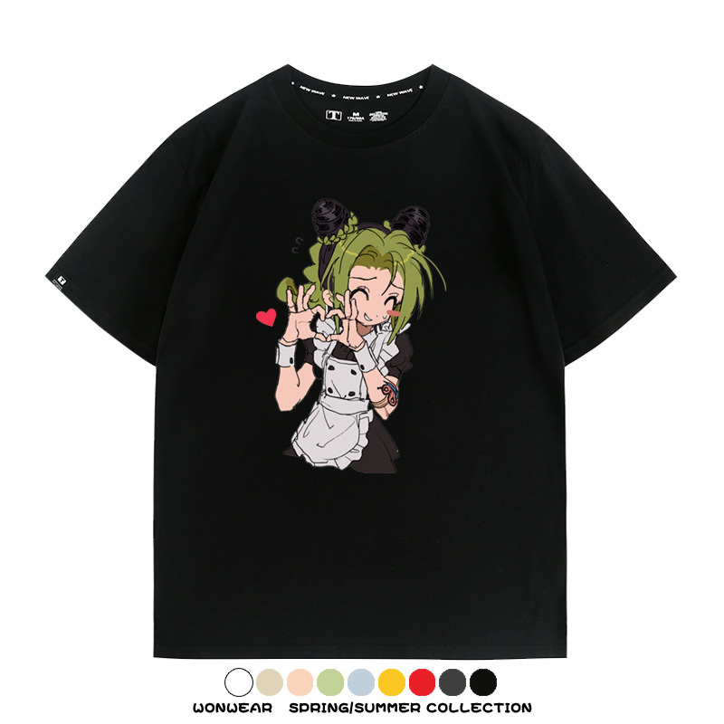 JOJO的奇妙冒險石之海動漫空條徐倫卡通周邊聯名短袖夏男純棉T恤
