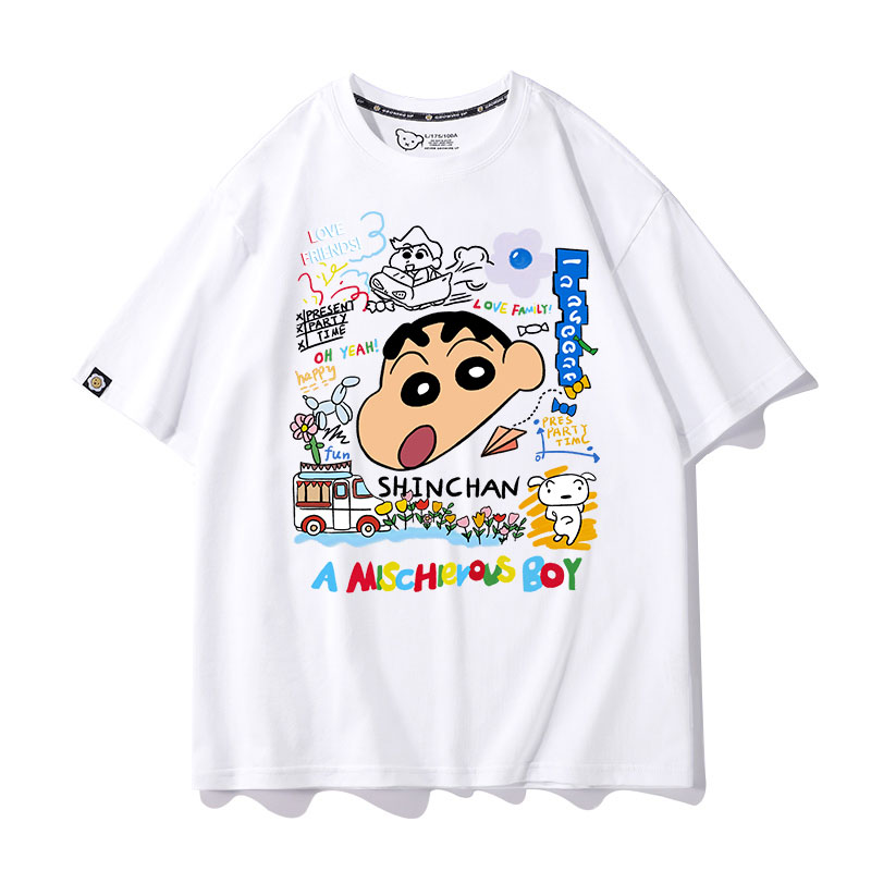 蠟筆小新 2024親子情侶男女同款 T恤