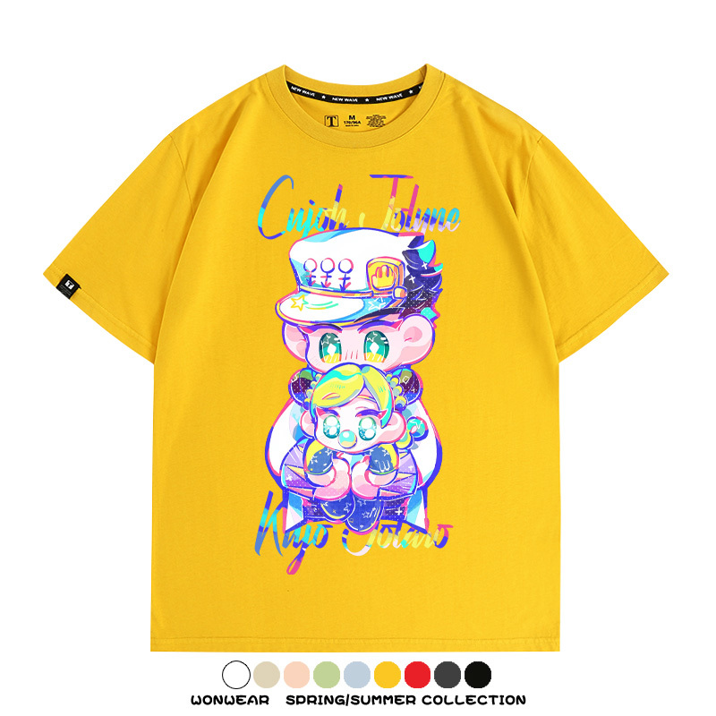 JOJO的奇妙冒險動漫周邊短袖T恤