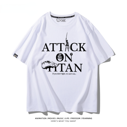 進擊的巨人 2024親子情侶男女同款 T恤