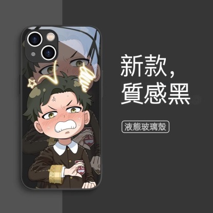 蘋果 系列間諜家家酒 液態玻璃防摔殼
