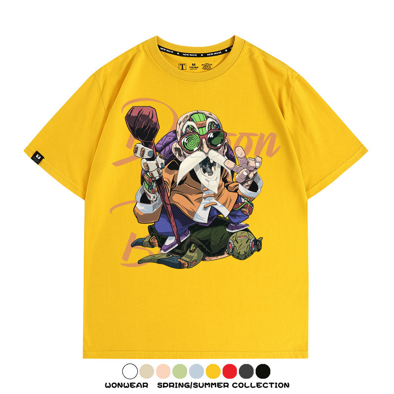 機械聯名七龍珠 親子情侶裝寬鬆短袖T