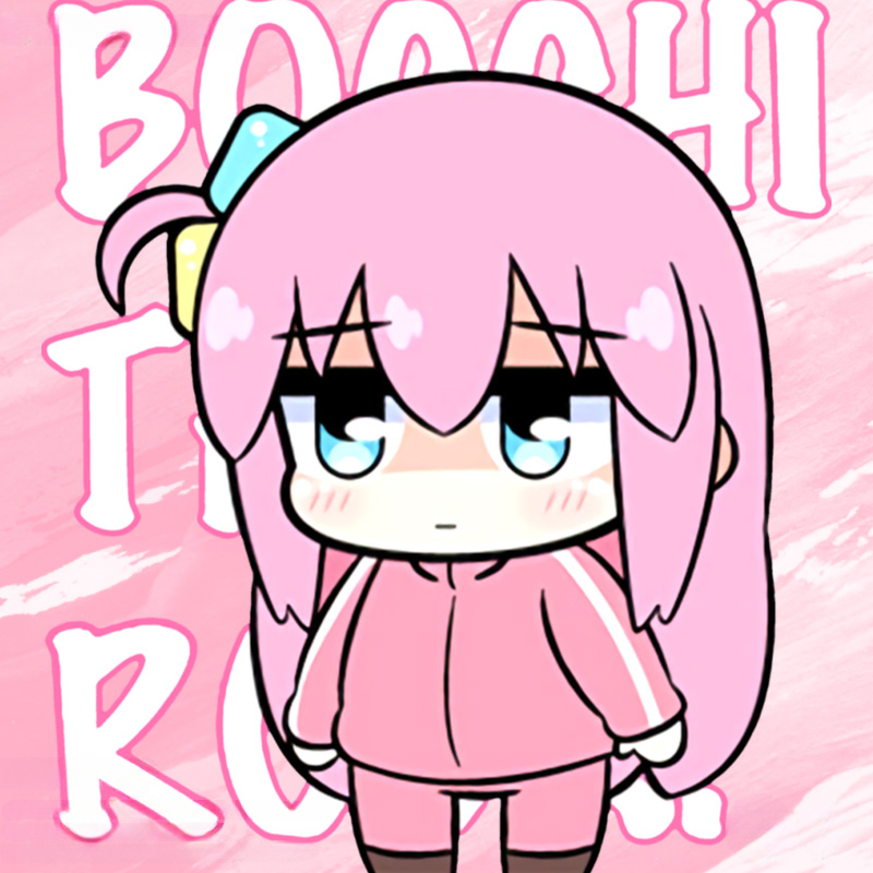 Q版孤獨搖滾 親子情侶裝寬鬆短袖T