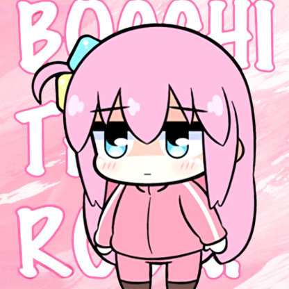 Q版孤獨搖滾 親子情侶裝寬鬆短袖T