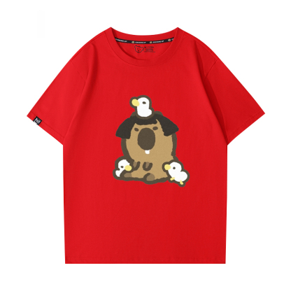 卡皮巴拉 2024親子情侶男女同款 T恤