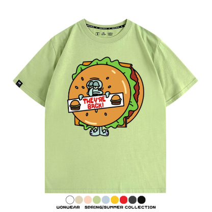 海綿寶寶惡搞動漫周邊短袖T恤