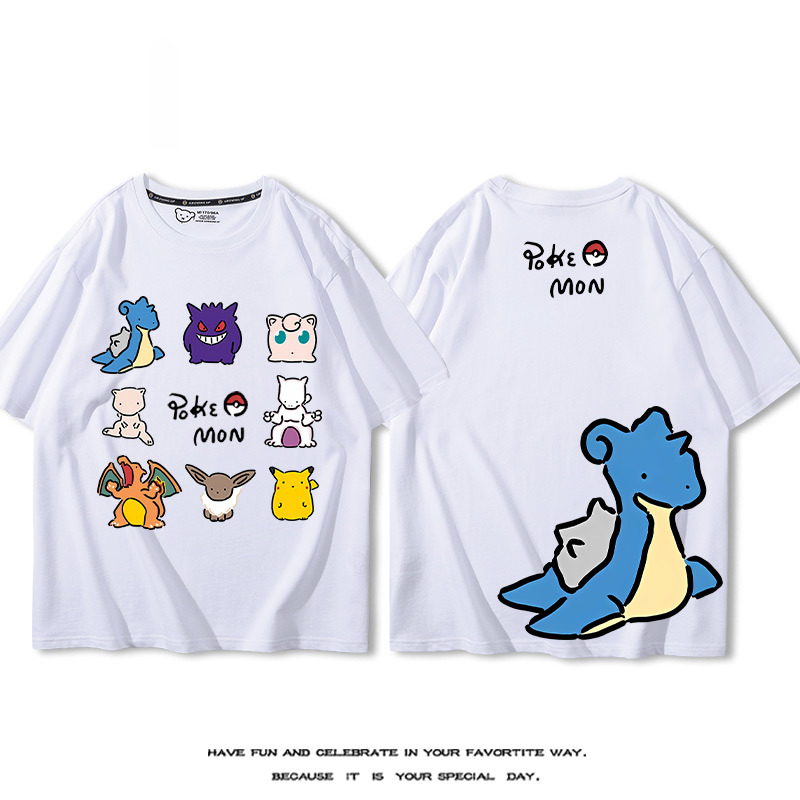 精靈寶可夢 2024親子情侶男女同款 T恤