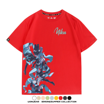 Miku初音未來周邊T恤動漫二次元休閒半袖男青少年短袖衣服潮百搭