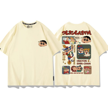 蠟筆小新 2024親子情侶男女同款 T恤
