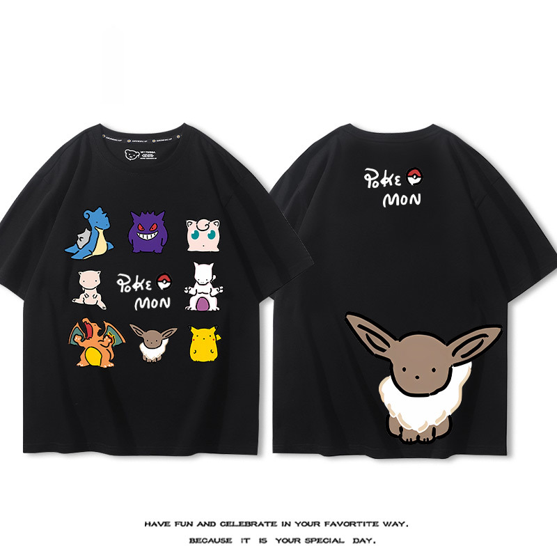 精靈寶可夢 2024親子情侶男女同款 T恤