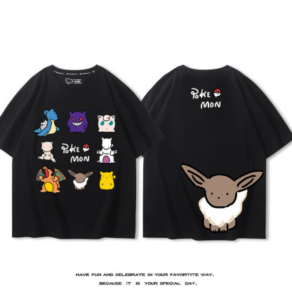 精靈寶可夢 2024親子情侶男女同款 T恤