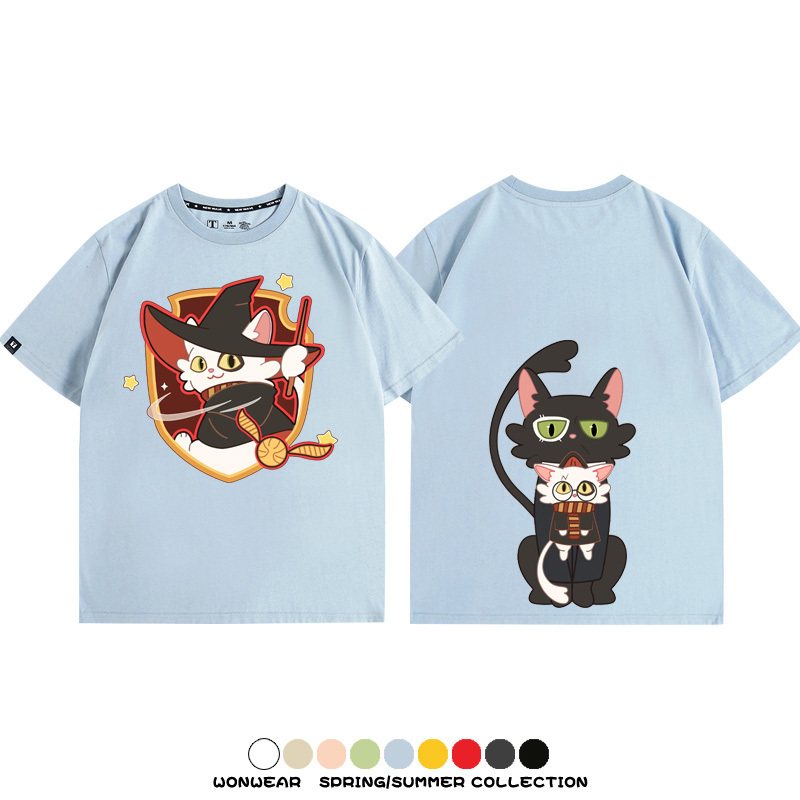 鈴芽之旅大臣聯名哈利波特 親子情侶裝寬鬆短袖T