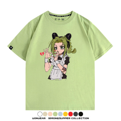 JOJO的奇妙冒險石之海動漫空條徐倫卡通周邊聯名短袖夏男純棉T恤