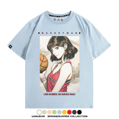 灌籃高手赤木晴子 親子情侶裝寬鬆短袖T