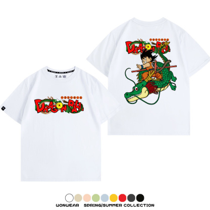 七龍珠 動漫周邊寬鬆百搭純棉短袖t-shirt
