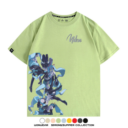 Miku初音未來周邊T恤動漫二次元休閒半袖男青少年短袖衣服潮百搭