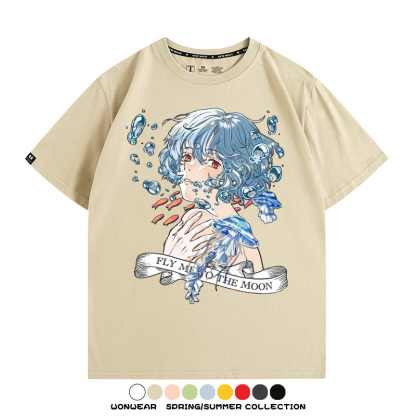 EVA綾波麗福音戰士 親子情侶裝寬鬆短袖T