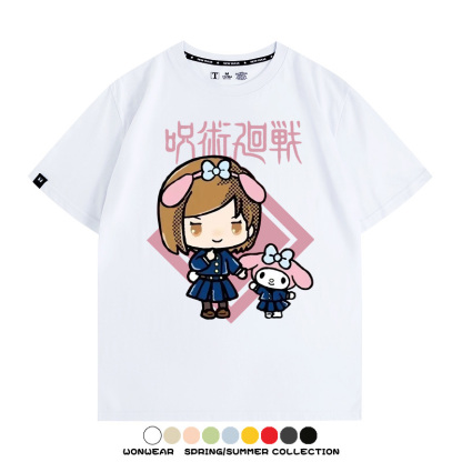 咒術迴戰聯名三麗鷗 親子情侶裝寬鬆短袖T