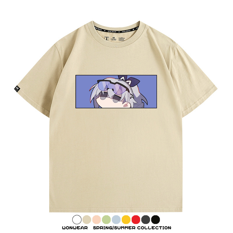 崩壞:星穹鐵道銀狼小姐 親子情侶寬鬆短袖T