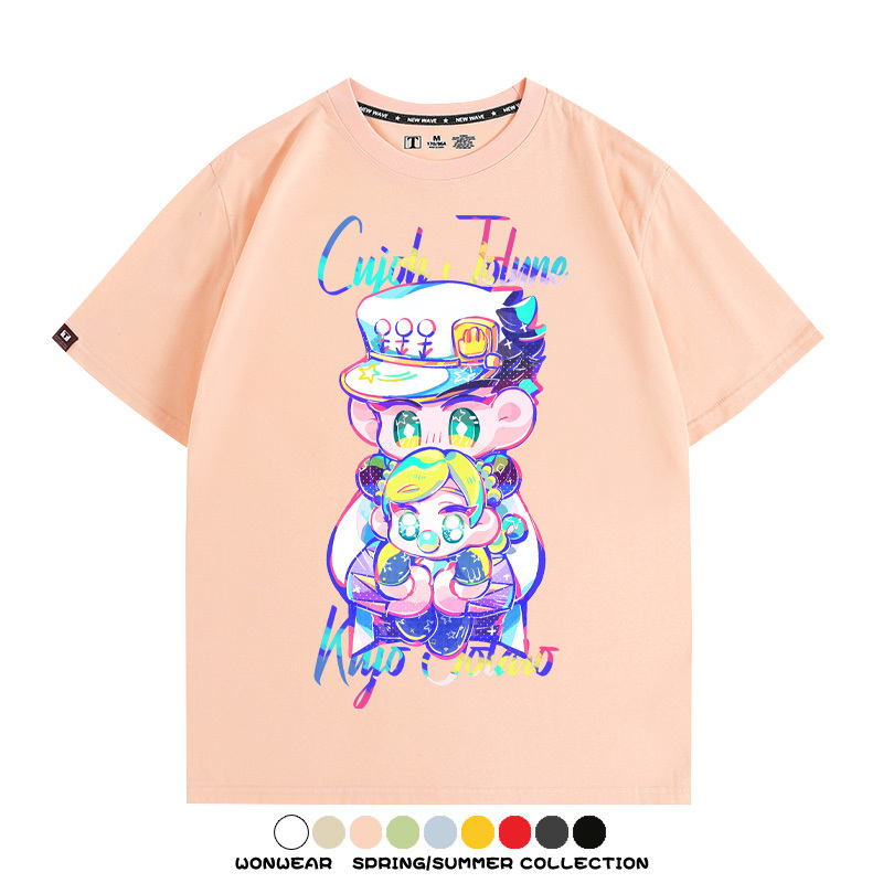 JOJO的奇妙冒險動漫周邊短袖T恤