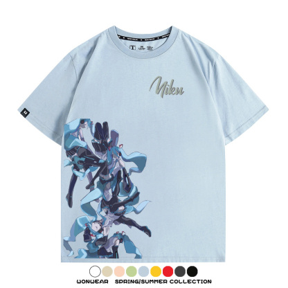 Miku初音未來周邊T恤動漫二次元休閒半袖男青少年短袖衣服潮百搭