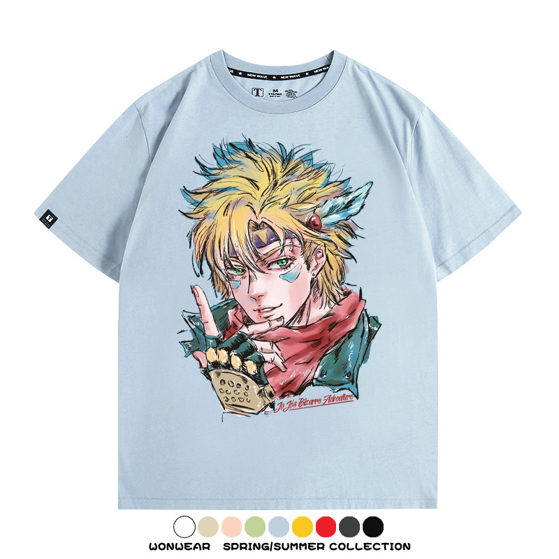 JOJO的奇妙冒險 親子情侶裝寬鬆短袖T