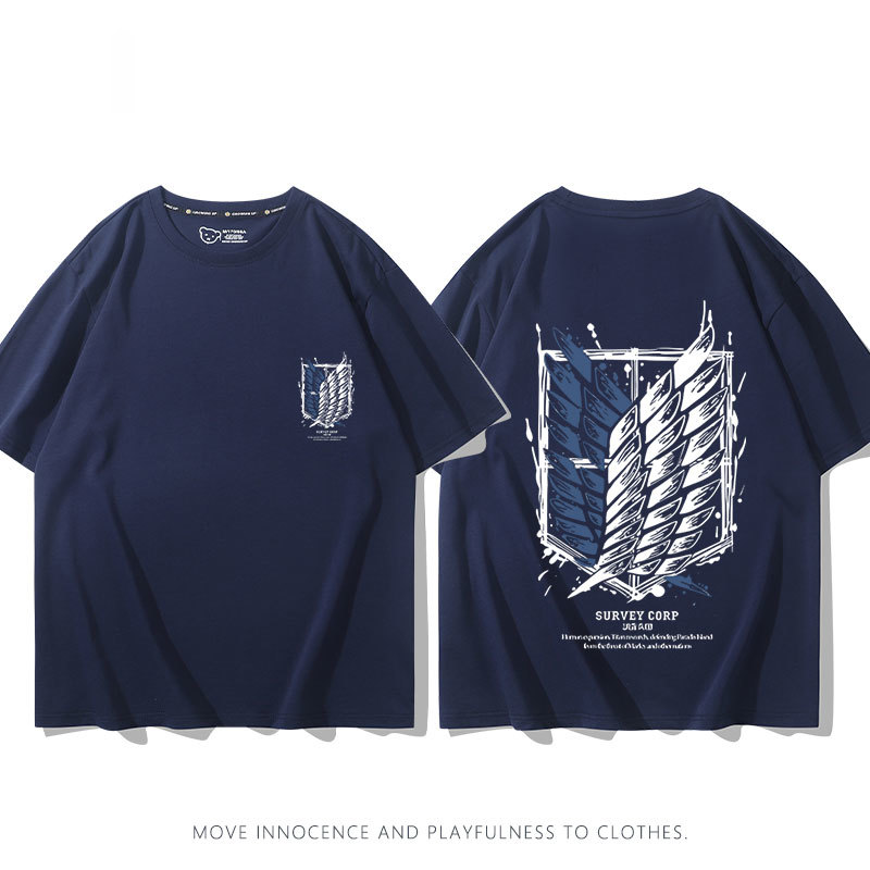 進擊的巨人 2024親子情侶男女同款 T恤