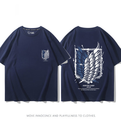 進擊的巨人 2024親子情侶男女同款 T恤