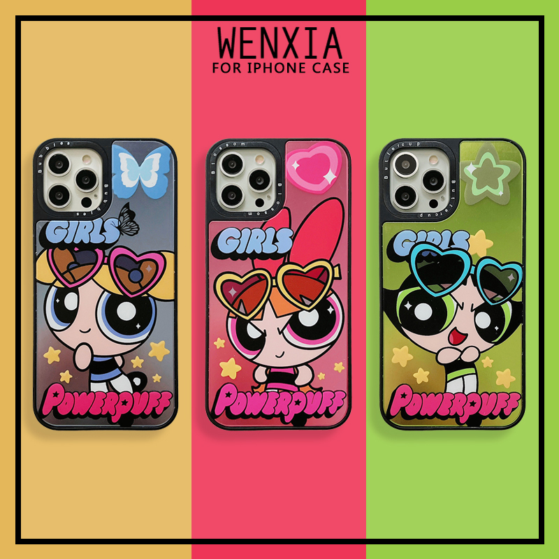 蘋果 系列飛天小女警 鐳射硅膠創意防摔軟殼