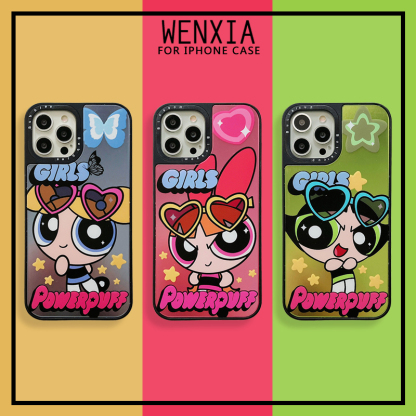 蘋果 系列飛天小女警 鐳射硅膠創意防摔軟殼