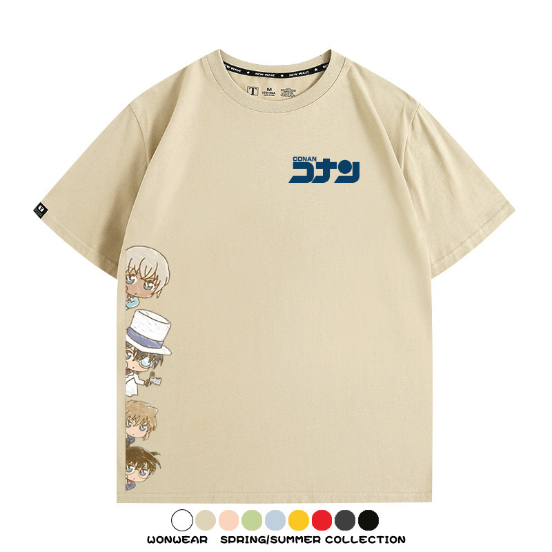 名偵探柯南聯名 親子情侶寬鬆短袖T