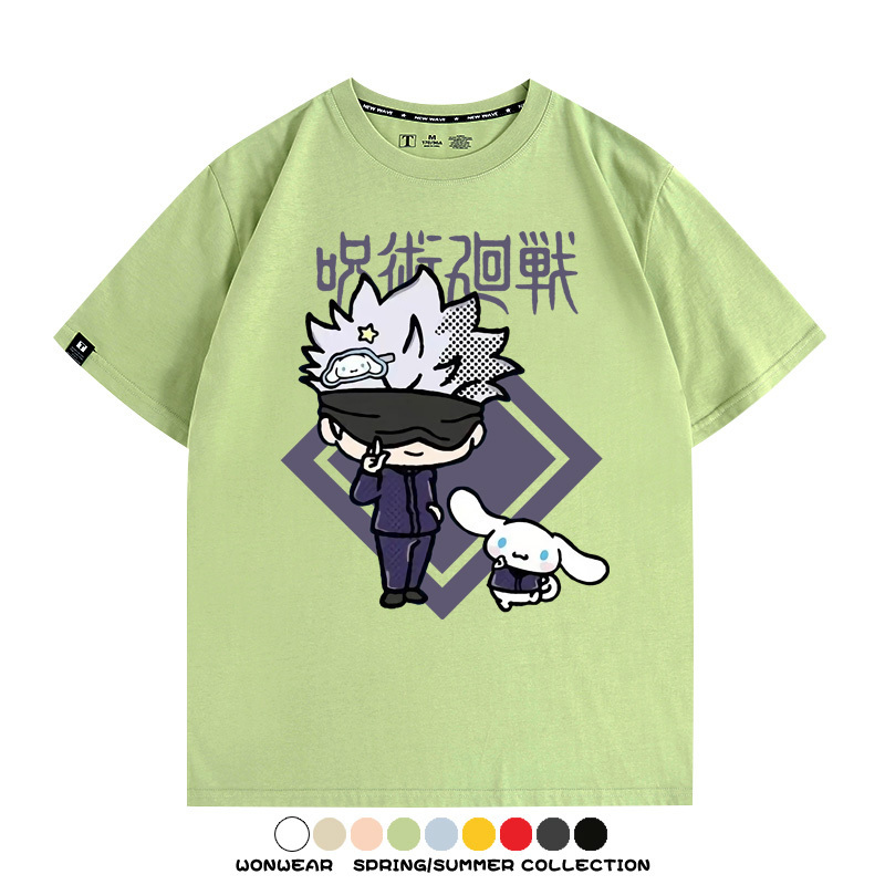 咒術迴戰聯名三麗鷗 親子情侶裝寬鬆短袖T