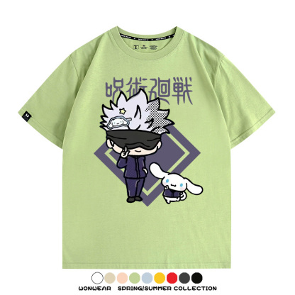 咒術迴戰聯名三麗鷗 親子情侶裝寬鬆短袖T