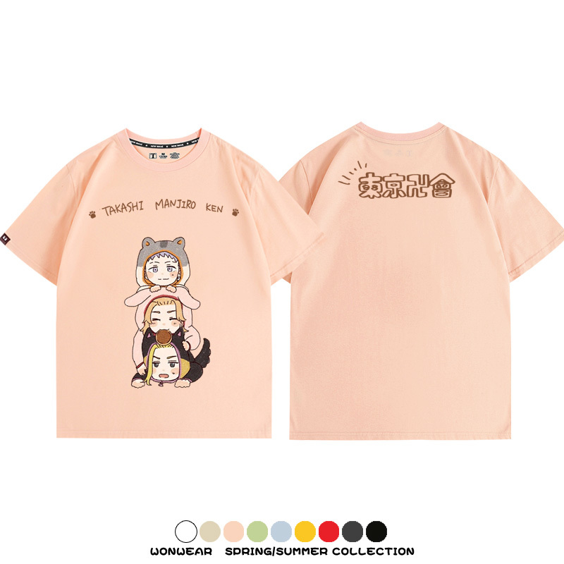 東京卍復仇者聯名 親子情侶裝寬鬆短袖T