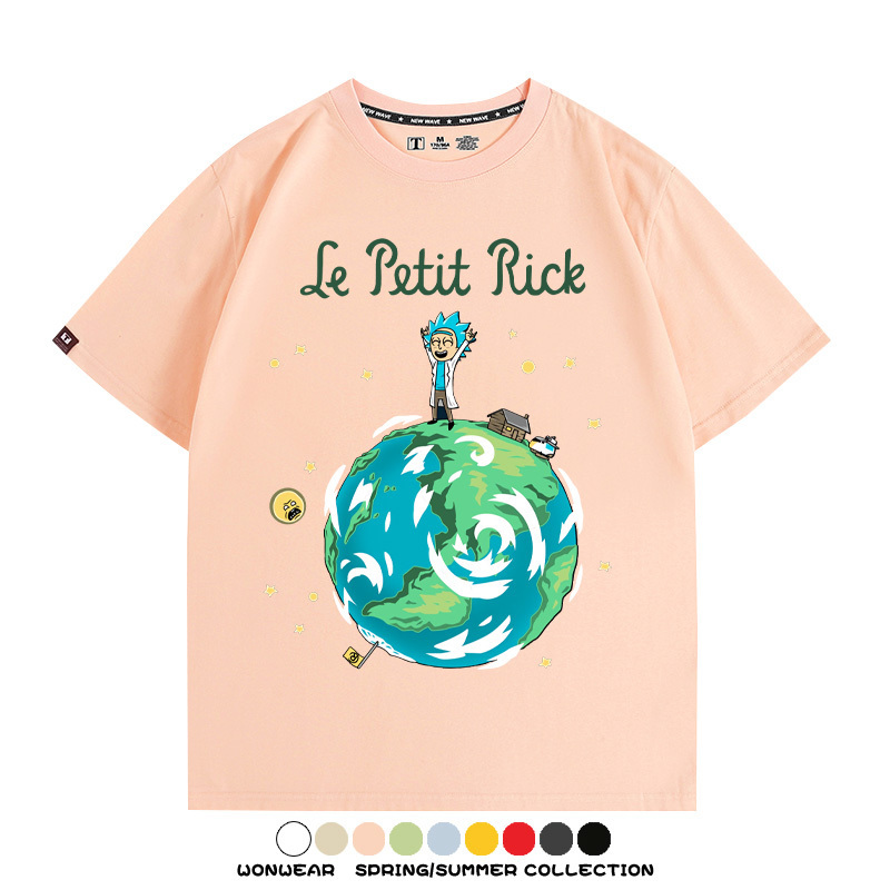 瑞克和莫蒂聯名 親子情侶裝寬鬆短袖T