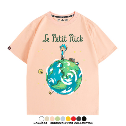 瑞克和莫蒂聯名 親子情侶裝寬鬆短袖T