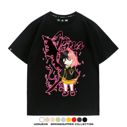 間諜家家酒x黑色四葉草 親子情侶裝寬鬆短袖T